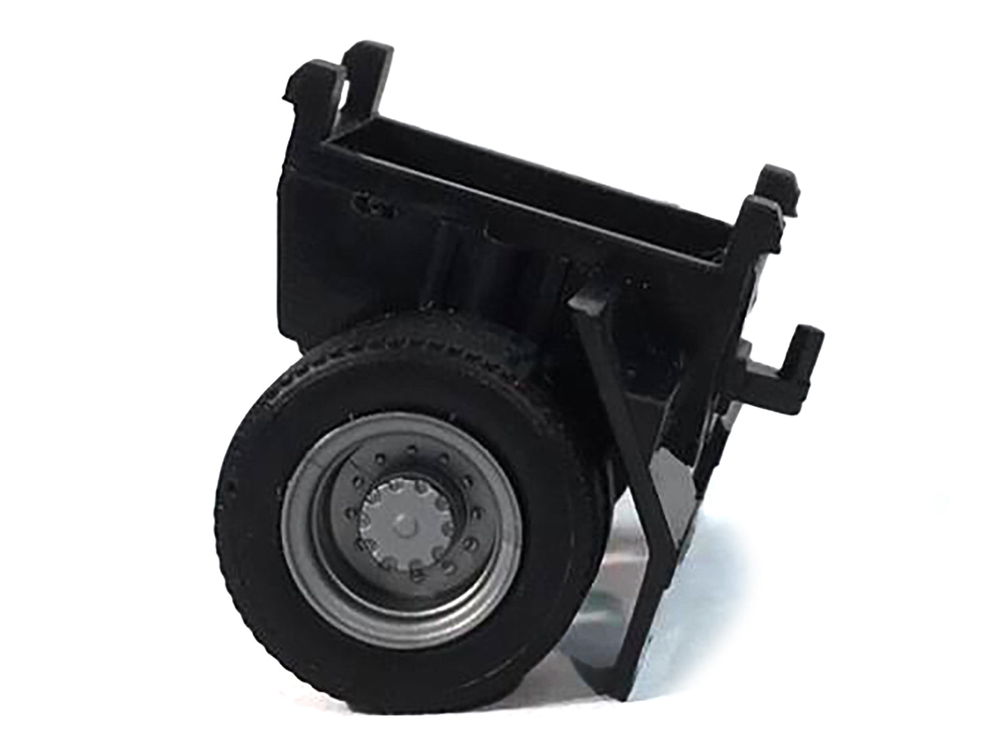 Single Axle Trailer Chassis 1/87 (HO) Plastic Model by Promotex-DiecastModeler.com