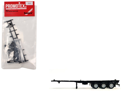 Container Chassis for 3-Axle 40ft Trailer 1/87 (HO) Plastic Model by Promotex-DiecastModeler.com
