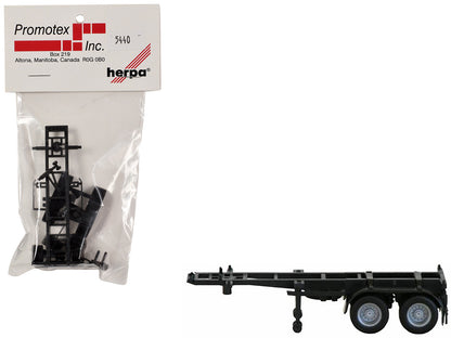 20ft Container Chassis 1/87 (HO) Plastic Model by Promotex-DiecastModeler.com