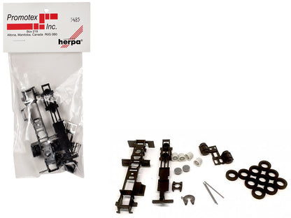 Long Chassis Kit for Kenworth Peterbilt and GMC Cabs 1/87 (HO) Plastic Model by Promotex-DiecastModeler.com