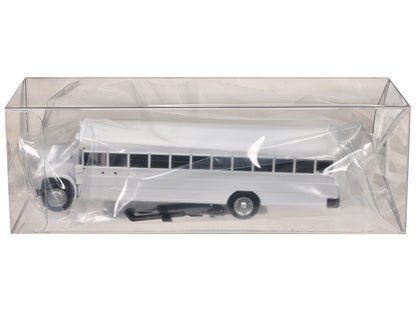School Bus White 1/87 (HO) Plastic Model by Promotex