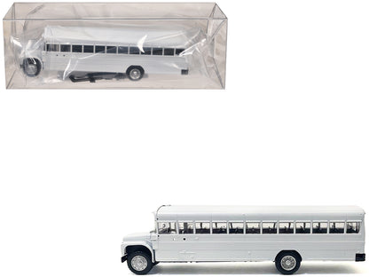 School Bus White 1/87 (HO) Plastic Model by Promotex