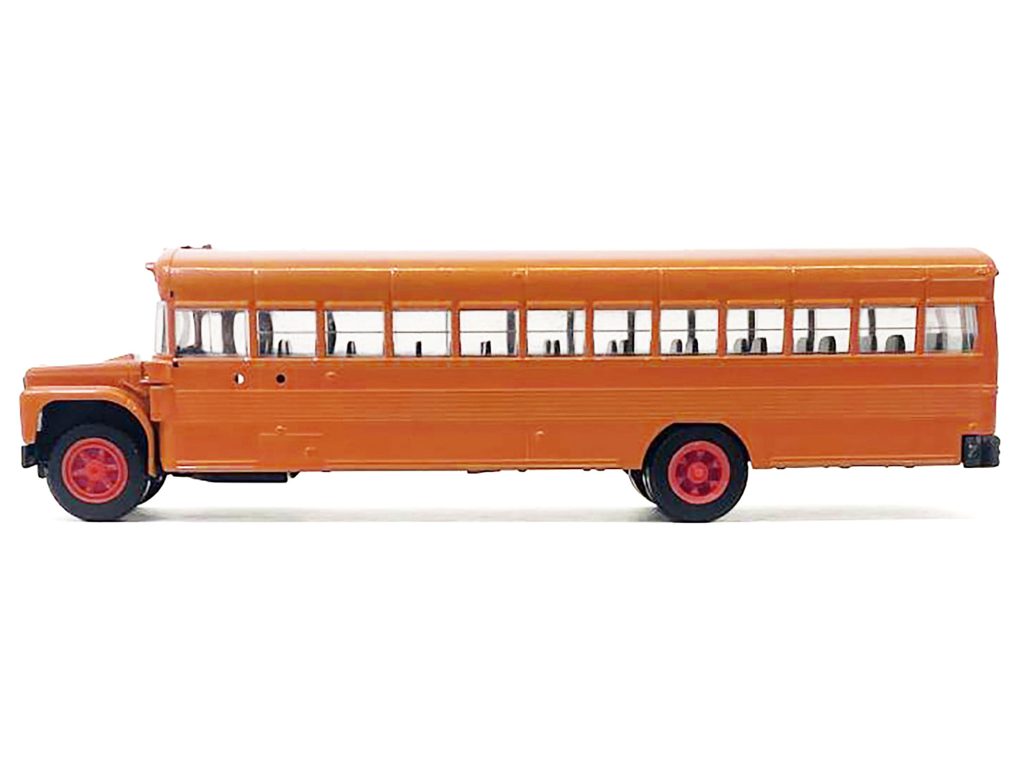 School Bus Orange 1/87 (HO) Plastic Model by Promotex