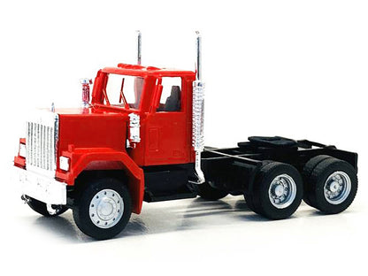 GMC Short Day Cab Red 1/87 (HO) Plastic Model Car by Promotex-DiecastModeler.com