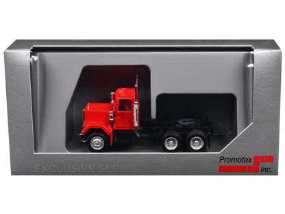 GMC Short Day Cab Red 1/87 (HO) Plastic Model Car by Promotex