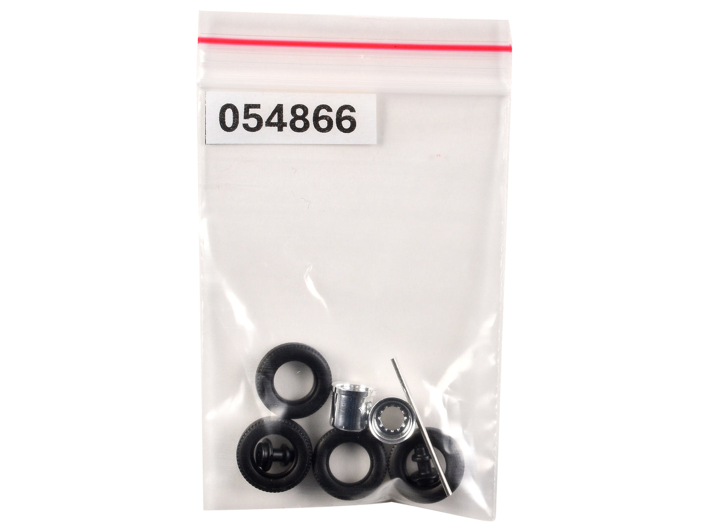 Rear Hypoid Wheelset Chrome 1/87 (HO) Plastic Model by Promotex-DiecastModeler.com