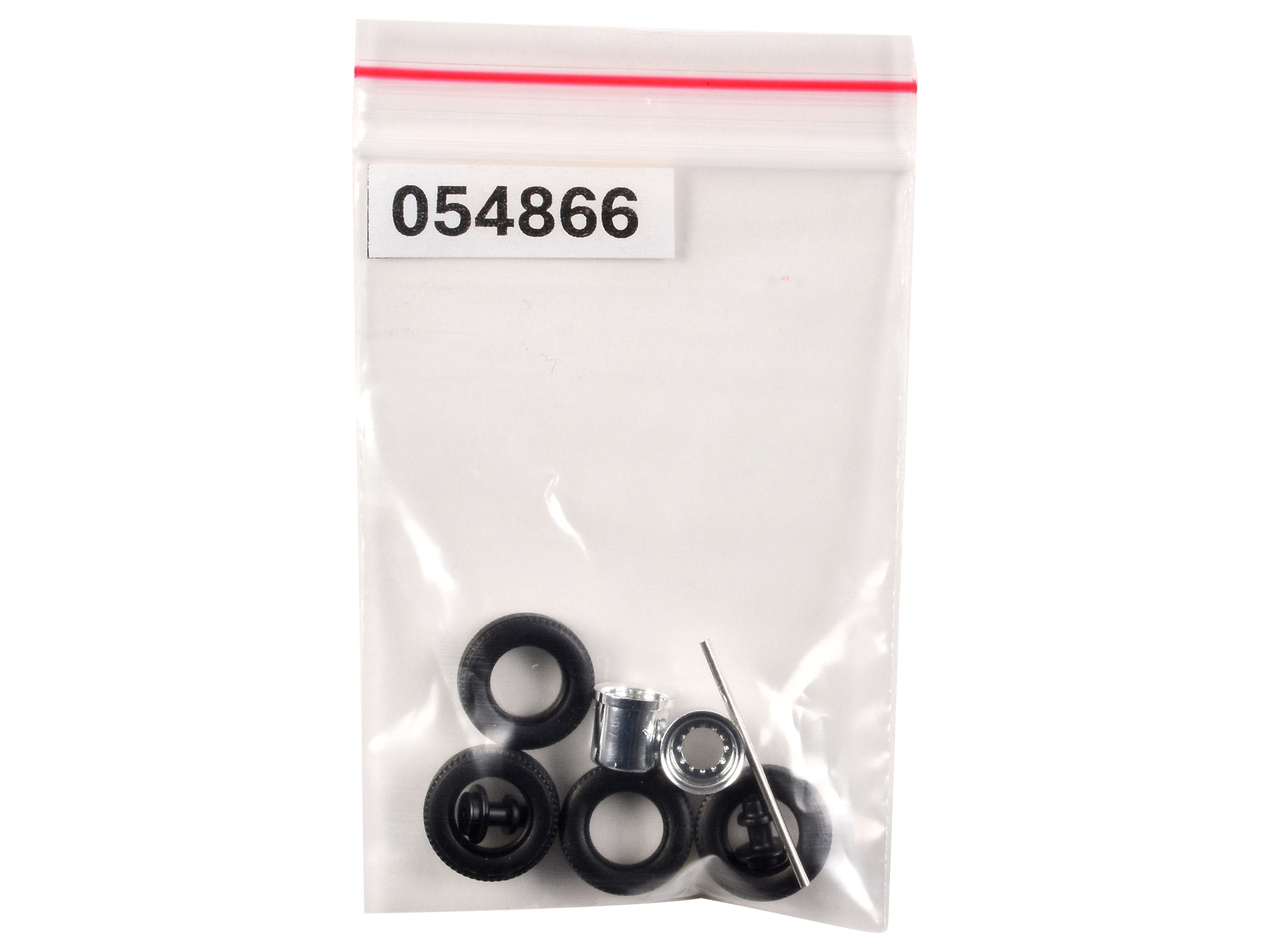 Rear Hypoid Wheelset Chrome 1/87 (HO) Plastic Model by Promotex-DiecastModeler.com