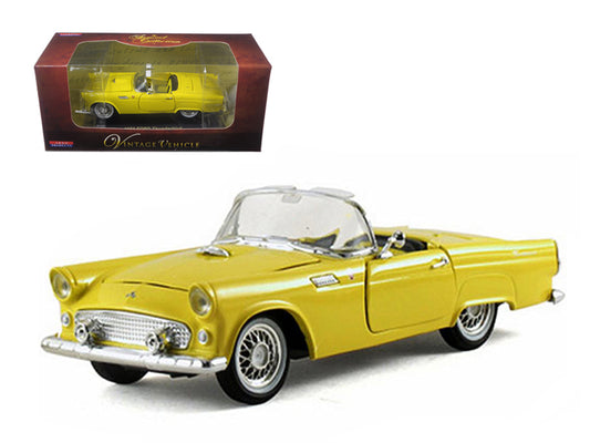 1955 Ford Thunderbird Convertible Yellow 1/32 Diecast Car Model by Arko Products-DiecastModeler.com