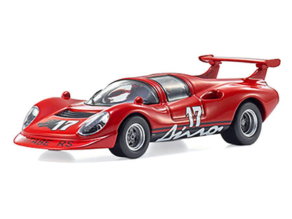 Yatabe RS #17 Red "The Circuit Wolf" Manga 1/64 Diecast Model Car by Kyosho-DiecastModeler.com
