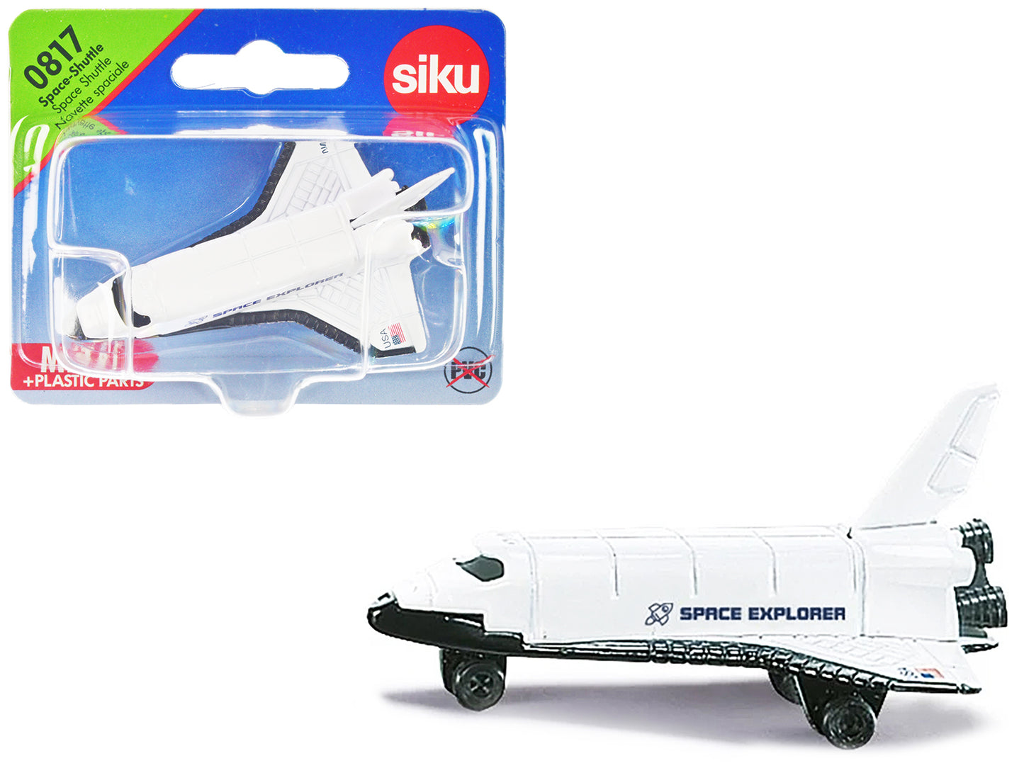 Space-Shuttle White "Space Explorer" Diecast Model by Siku-DiecastModeler.com