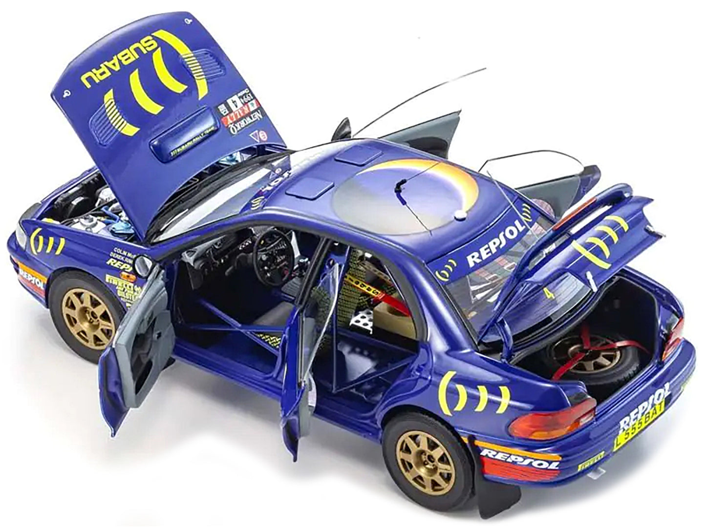 Subaru Impreza #4 Colin McRae - Derek Ringer Winner "RAC Rally" (1994) 1/18 Diecast Model Car by Kyosho-DiecastModeler.com