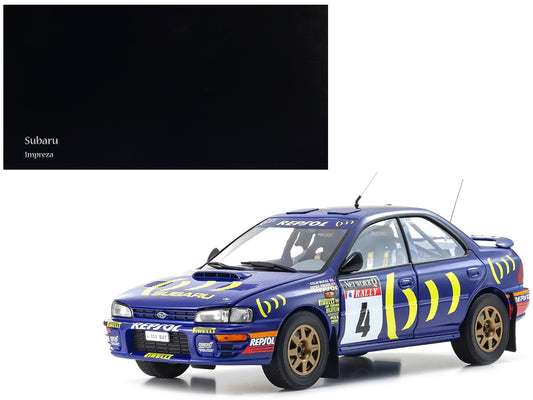 Subaru Impreza #4 Colin McRae - Derek Ringer Winner "RAC Rally" (1994) 1/18 Diecast Model Car by Kyosho-DiecastModeler.com