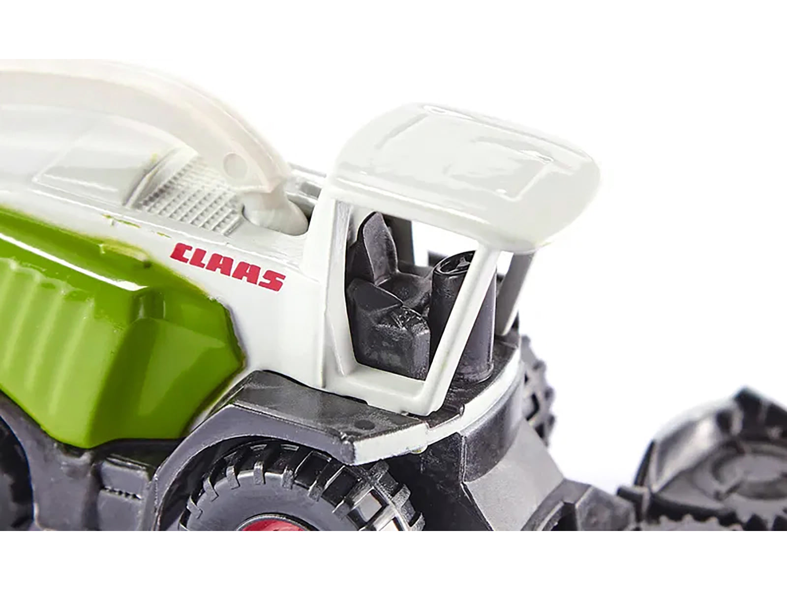 Claas 960 Jaguar Forage Harvester Green and Gray Diecast Model by Siku-DiecastModeler.com