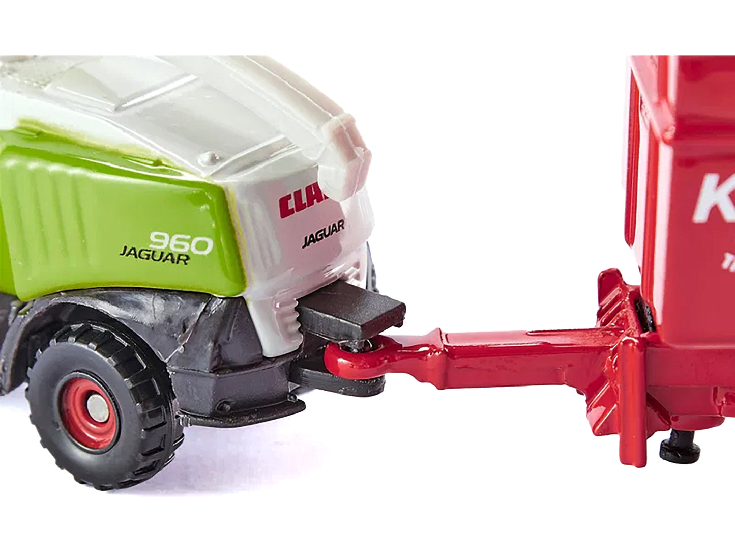 Claas 960 Jaguar Forage Harvester Green and Gray Diecast Model by Siku-DiecastModeler.com