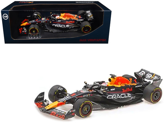 Red Bull Racing RB19 #1 Max Verstappen "Oracle" Winner F1 Formula One "Japanese GP" (2023) with Driver Limited Edition to 180 pieces Worldwide 1/18 Diecast Model Car by Minichamps-DiecastModeler.com