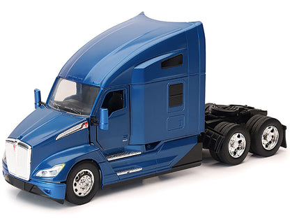 Kenworth T680 Truck Tractor Blue Metallic "Long Haul Truckers" Series 1/32 Diecast Model by New Ray