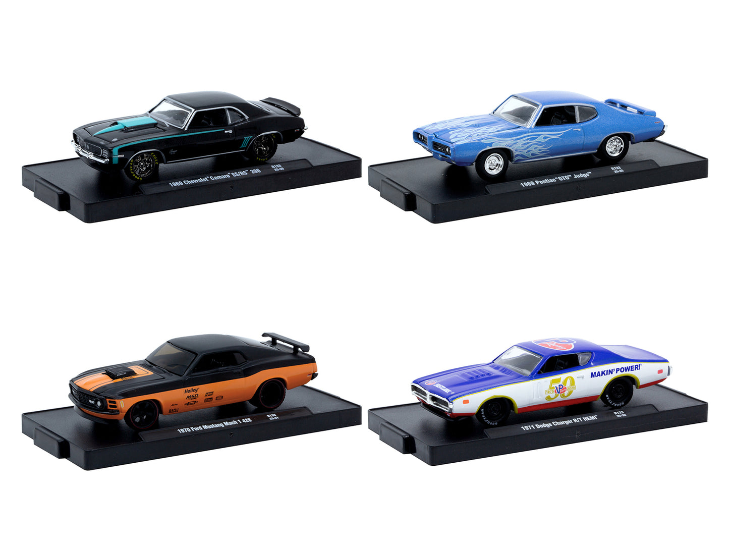 "Auto-Drivers" Set of 4 pieces in Blister Packs Release 133 Limited Edition to 8000 pieces Worldwide 1/64 Diecast Model Cars by M2 Machines