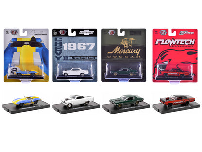 "Auto-Drivers" Set of 4 pieces in Blister Packs Release 116 Limited Edition to 7000 pieces Worldwide 1/64 Diecast Model Cars by M2 Machines-DiecastModeler.com