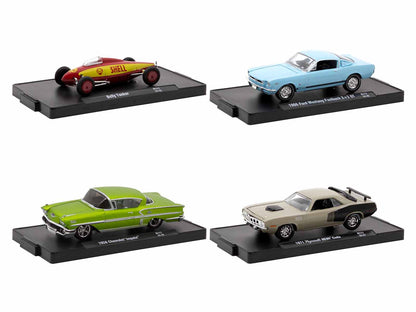 "Auto-Drivers" Set of 4 pieces in Blister Packs Release 117 Limited Edition to 7000 pieces Worldwide 1/64 Diecast Model Cars by M2 Machines-DiecastModeler.com