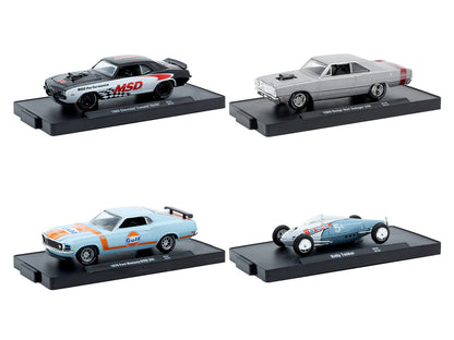 "Auto-Drivers" Set of 4 pieces in Blister Packs Release 131 Limited Edition to 7500 pieces Worldwide 1/64 Diecast Model Cars by M2 Machines