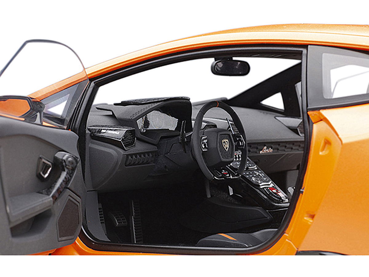 Lamborghini Huracan Performante Arancio Anthaeus / Matt Orange with Copper Wheels 1/12 Model Car by Autoart-DiecastModeler.com