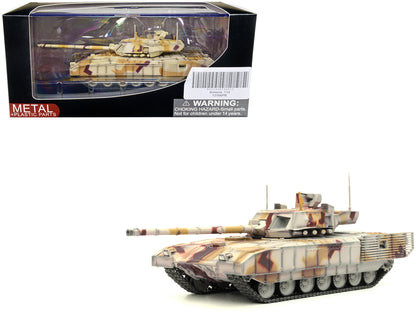 Russian T14 Armata MBT (Main Battle Tank) Multi-Desert Camouflage "Armor Premium" Series 1/72 Diecast Model by Panzerkampf-DiecastModeler.com
