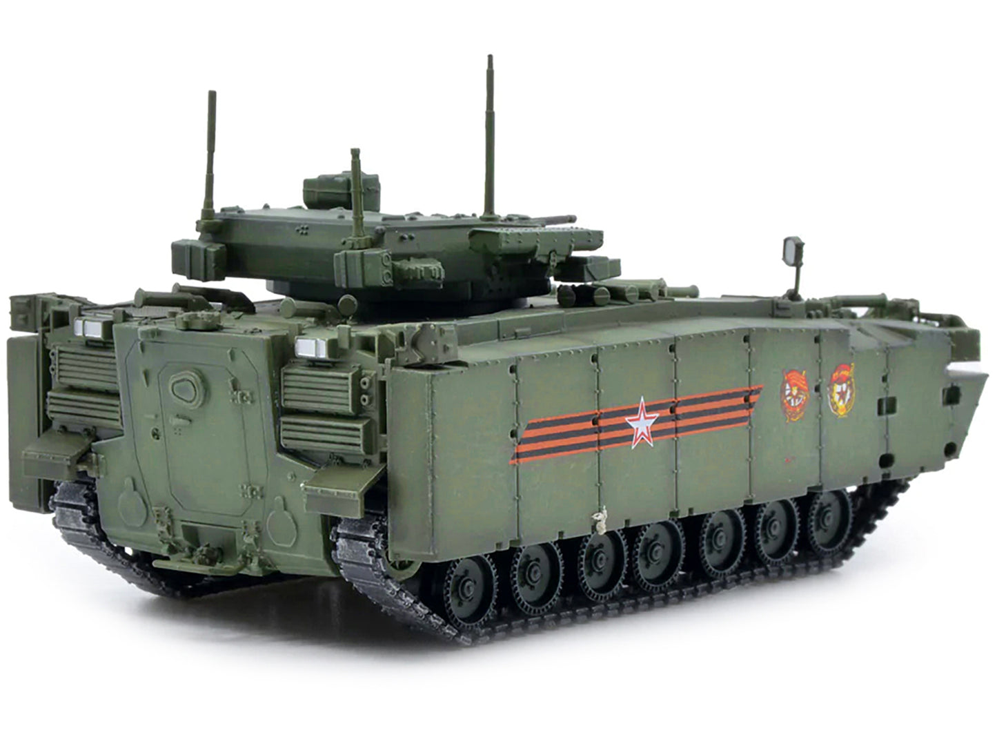 Russian (Object 695) Kurganets-25 Infantry Fighting Vehicle with Four Kornet-EM Guided Missiles - Moscow Victory Day Parade 1/72 Diecast Model by Panzerkampf-DiecastModeler.com