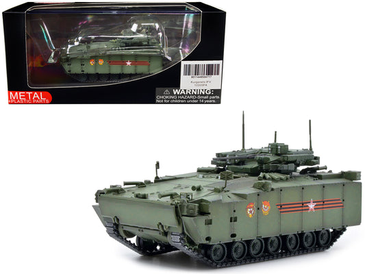 Russian (Object 695) Kurganets-25 Infantry Fighting Vehicle with Four Kornet-EM Guided Missiles - Moscow Victory Day Parade 1/72 Diecast Model by Panzerkampf-DiecastModeler.com