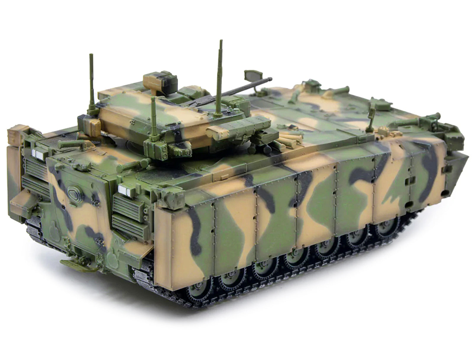 Russian (Object 695) Kurganets-25 Infantry Fighting Vehicle with Four Kornet EM Guided Missiles Camouflage 1/72 Diecast Model by Panzerkampf-DiecastModeler.com