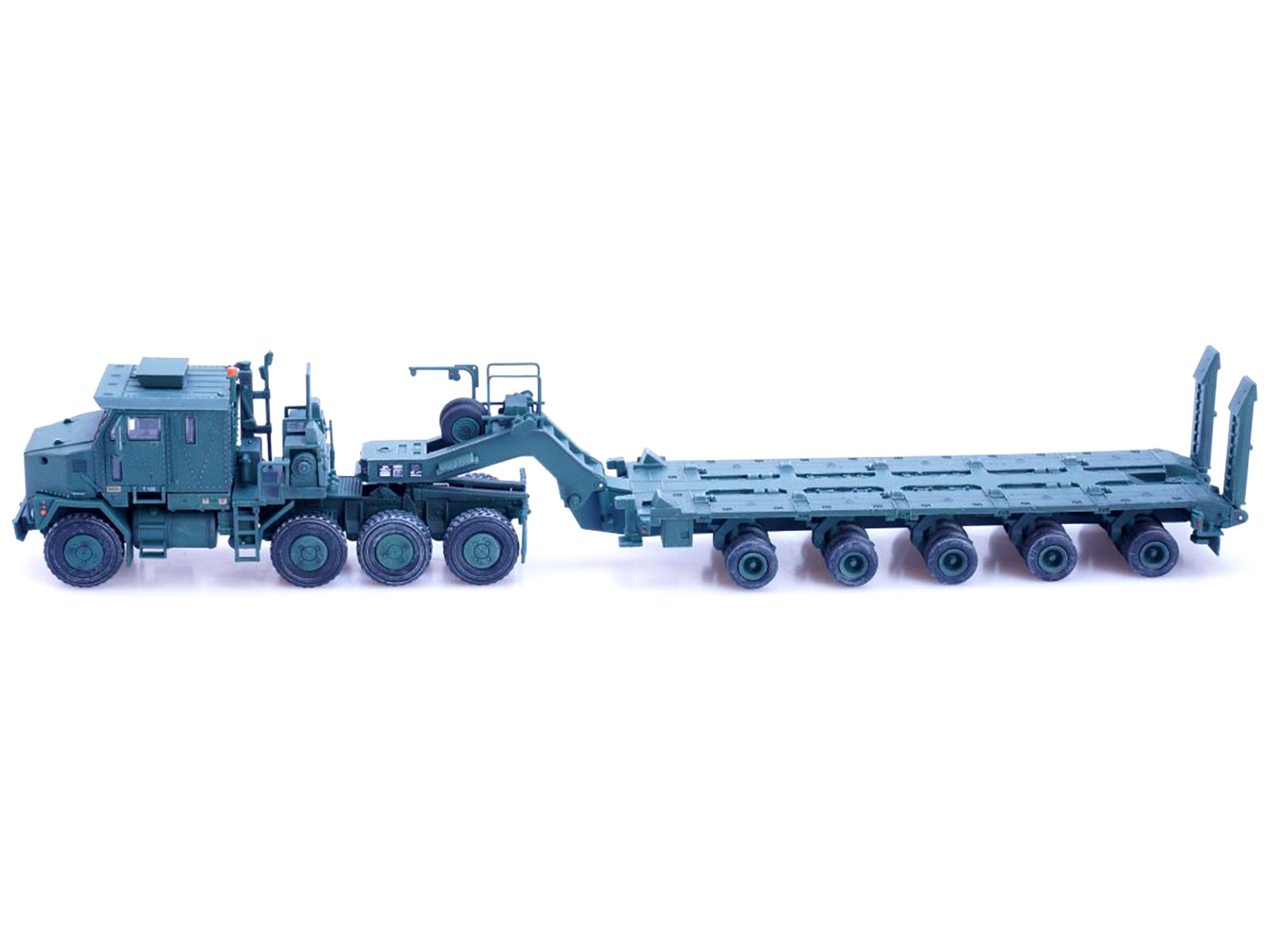 M1070 Heavy Equipment Transporter Army Green "Armor Premium" Series 1/72 Diecast Model by Panzerkampf-DiecastModeler.com