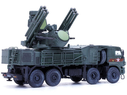 Pantsir S1 96K6 Self-Propelled Air Defense Weapon System "Victory Day Parade" Russian Army "Armor Premium" Series 1/72 Diecast Model by Panzerkampf-DiecastModeler.com