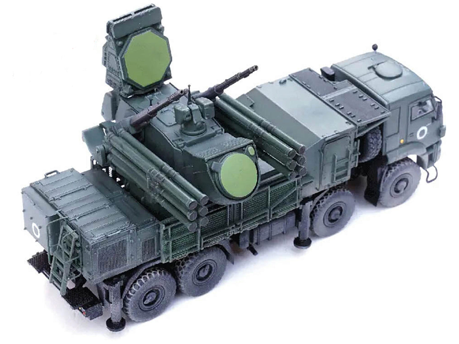Pantsir S1 96K6 Self-Propelled Air Defense Weapon System "Ukraine War" Russian Army "Armor Premium" Series 1/72 Diecast Model by Panzerkampf-DiecastModeler.com