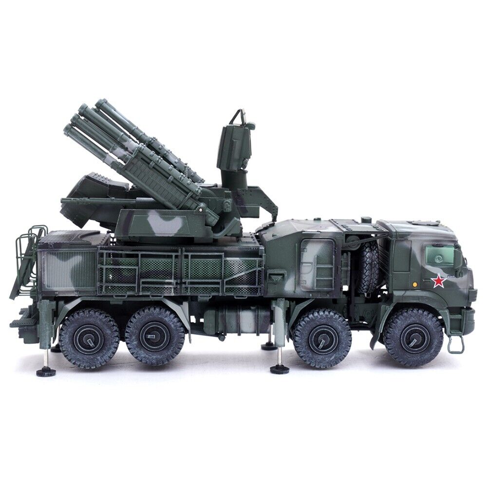 Pantsir S1 96K6 Self-Propelled Air Defense Weapon System Tri-Color Camouflage "Russia's Armed Forces" "Armor Premium" Series 1/72 Diecast Model by Panzerkampf-DiecastModeler.com