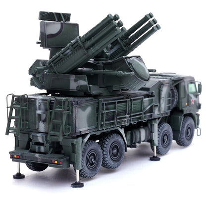 Pantsir S1 96K6 Self-Propelled Air Defense Weapon System Tri-Color Camouflage "Russia's Armed Forces" "Armor Premium" Series 1/72 Diecast Model by Panzerkampf-DiecastModeler.com