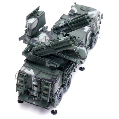 Pantsir S1 96K6 Self-Propelled Air Defense Weapon System Tri-Color Camouflage "Russia's Armed Forces" "Armor Premium" Series 1/72 Diecast Model by Panzerkampf-DiecastModeler.com