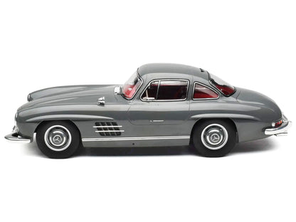 1954 Mercedes-Benz 300 SL Graphite Gray with Red Interior Limited Edition to 500 pieces Worldwide 1/12 Diecast Model Car by Norev