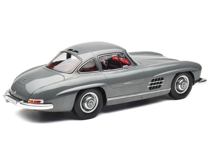 1954 Mercedes-Benz 300 SL Graphite Gray with Red Interior Limited Edition to 500 pieces Worldwide 1/12 Diecast Model Car by Norev