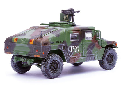 M988 Modern 4×4 Utility Vehicle with Grenade Launcher Camouflage "Military Police 65th Company 519th MP Battalion IFOR HQ ARRC Forward Brcko Bosnia and Herzegovina" (1996) "Military Miniature" Series 1/64 Diecast Model by Panzerkampf-DiecastModeler.com