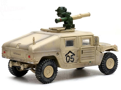 M1046 HUMVEE Tow Missile Carrier Desert Camouflage "E Troop 9th Regiment 2nd Brigade Combat Team 3rd Infantry Division (Mechanized) Iraq" (2003) "Military Miniature" Series 1/64 Diecast Model by Panzerkampf-DiecastModeler.com