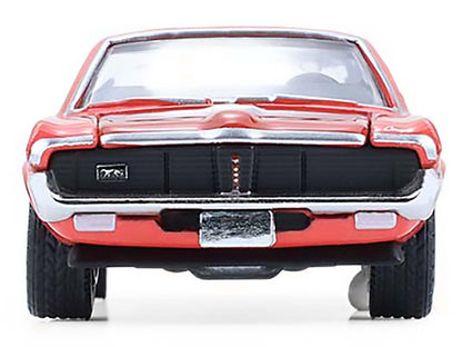 1969 Mercury Cougar Eliminator "Dyno Don" Red with Orange Stripes "GreenLight Muscle" Series 30 1/64 Diecast Model Car by Greenlight