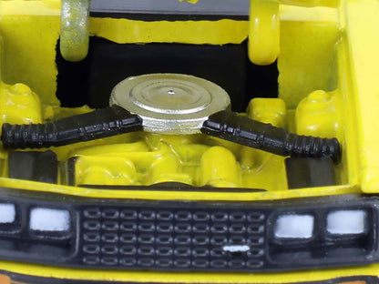 1979 Ford Mustang Cobra Fastback Bright Yellow with Cobra Good Graphics "GreenLight Muscle" Series 30 1/64 Diecast Model Car by Greenlight