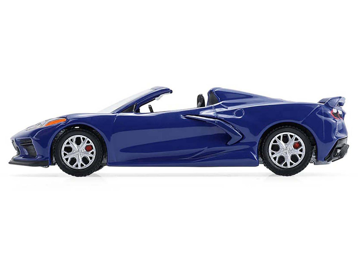 2021 Chevrolet Corvette Stingray Convertible Elkhart Lake Blue "GreenLight Muscle" Series 30 1/64 Diecast Model Car by Greenlight