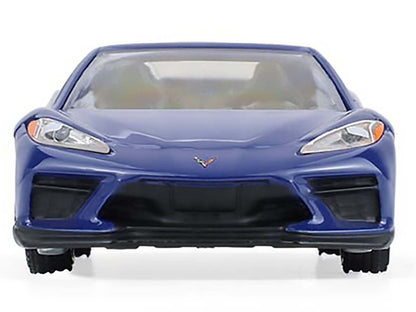 2021 Chevrolet Corvette Stingray Convertible Elkhart Lake Blue "GreenLight Muscle" Series 30 1/64 Diecast Model Car by Greenlight