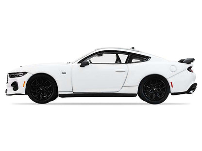 2024 Ford Mustang Oxford White with Black Top "GreenLight Muscle" Series 30 1/64 Diecast Model Car by Greenlight