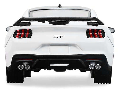 2024 Ford Mustang Oxford White with Black Top "GreenLight Muscle" Series 30 1/64 Diecast Model Car by Greenlight