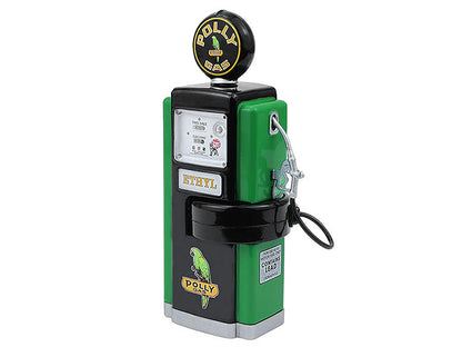 1948 Wayne 100-A Gas Pump "Polly Gas" Black and Green "Vintage Gas Pumps" Series 17 1/18 Diecast Replica by Greenlight-DiecastModeler.com