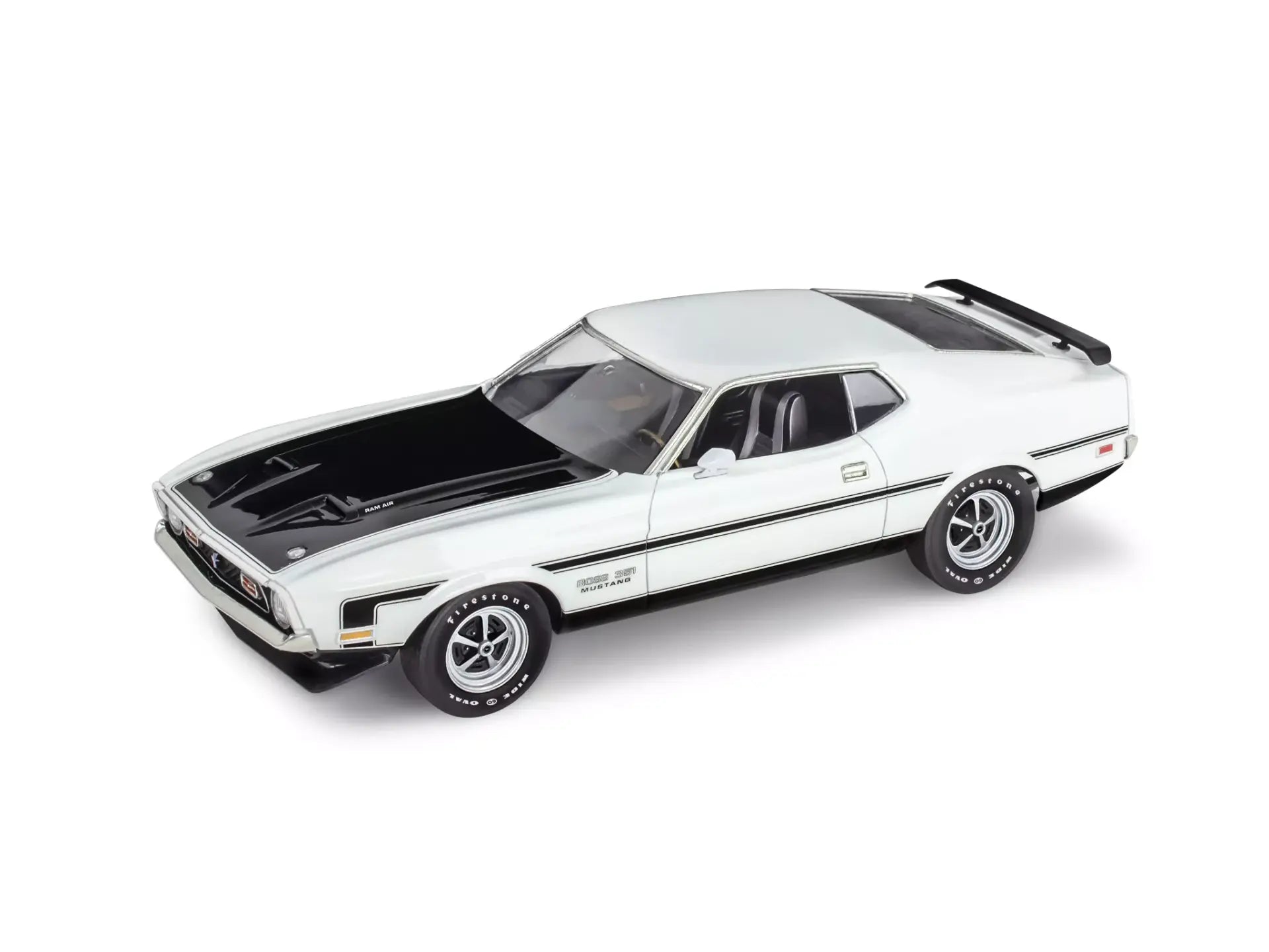 Level 4 Model Kit 1971 Ford Mustang Boss 351 1/25 Scale Model by Revell-DiecastModeler.com