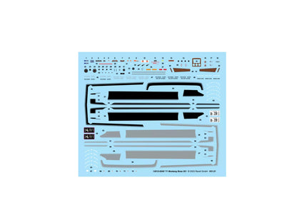 Level 4 Model Kit 1971 Ford Mustang Boss 351 1/25 Scale Model by Revell-DiecastModeler.com