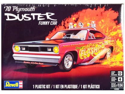 Level 4 Model Kit 1970 Plymouth Duster Funny Car 1/24 Scale Model by Revell-DiecastModeler.com