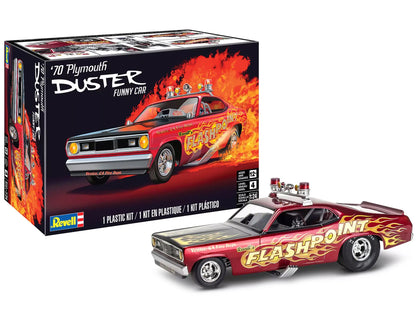 Level 4 Model Kit 1970 Plymouth Duster Funny Car 1/24 Scale Model by Revell-DiecastModeler.com